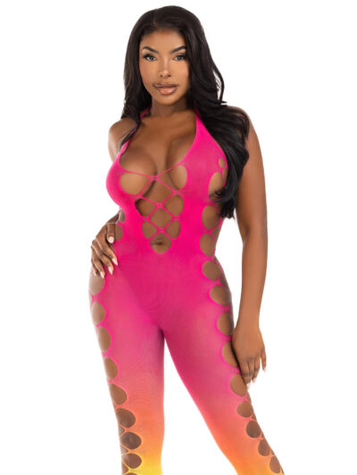 Ombre Footless Bodystocking