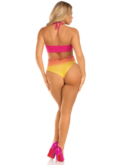 Ombre Halter Bodysuit image 2