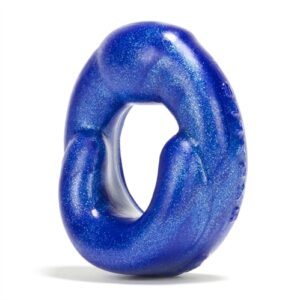 Grip Cockring Fat Padded U-Shaped Cockring - Blue Balls