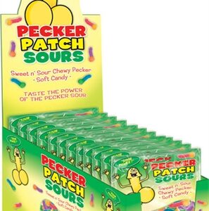 Pecker Patch Sour Gummies - 12 Piece Display